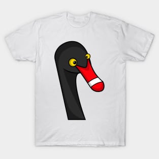 Cartoon Black Swan T-Shirt